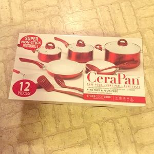 12 piece CeraPan ceramic pan set