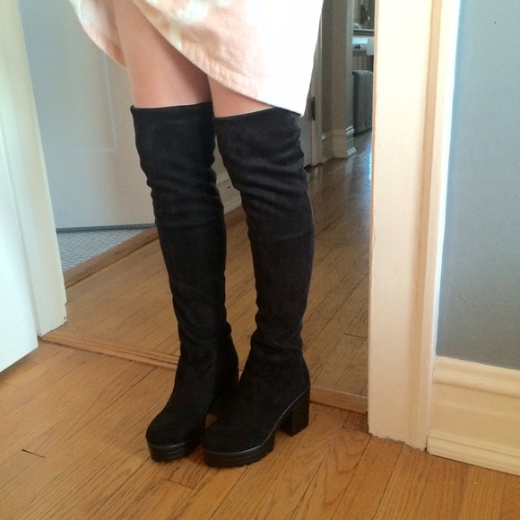 Thigh high boots
