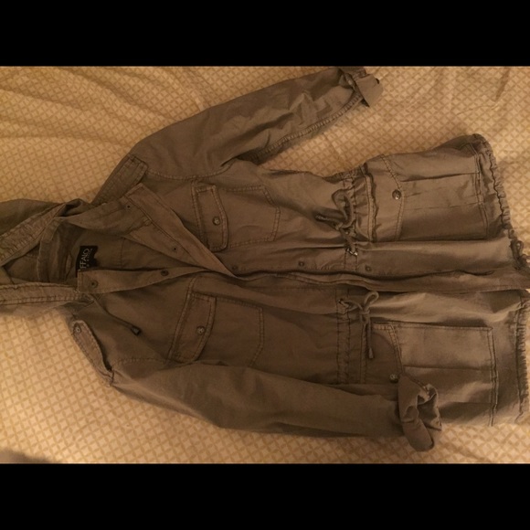 Khaki utility jacket