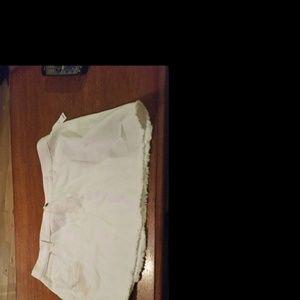 White old navy mini skirt