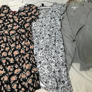 Bundle dresses and blazer