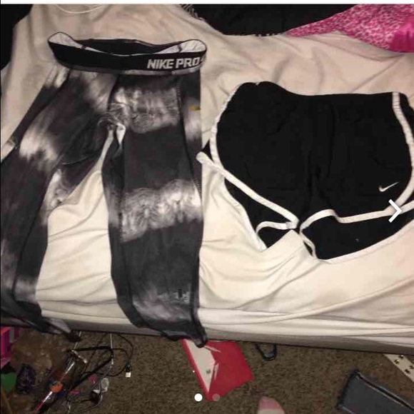 Nike leggings and shorts