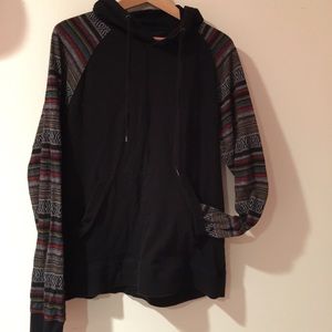 Men's patterned hoodie