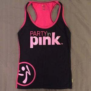ZUMBA "Party in Pink" Racerback Tank