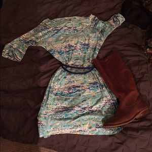 Lily Pulitzer large boat neck print dress