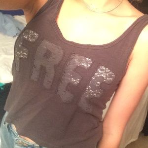 American Eagle Grey Tank Top FREE