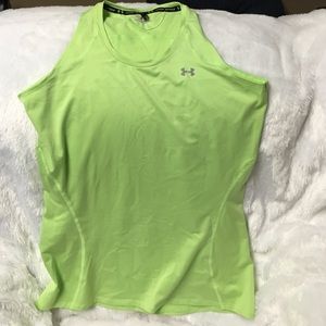 Under Armour HeatGear Green tank Size: Small