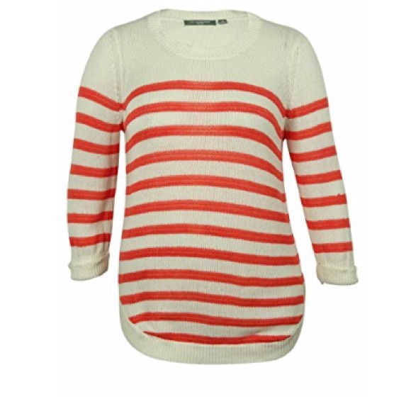 NY Collection Sweaters - Ny  collection striped sweater