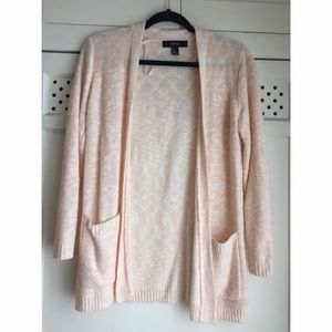LIGHT PINK cardigan forever 21 MEDIUM