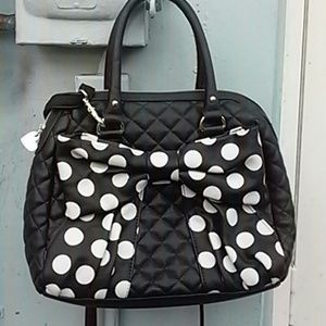 Betsey Johnson  bag with bow NWOT
