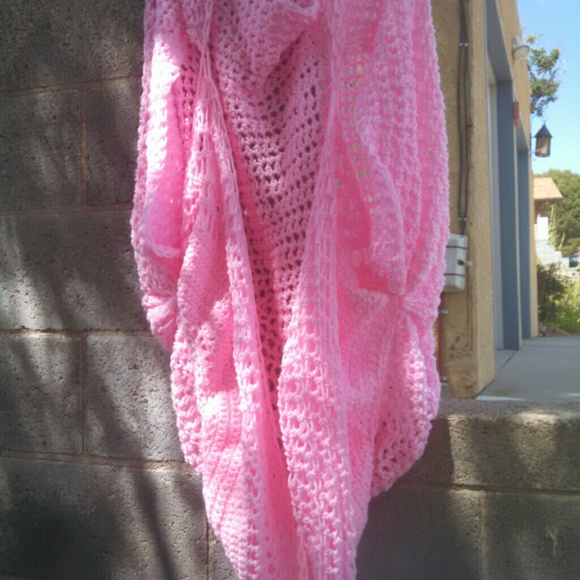 Award winning handmade crochet shrug