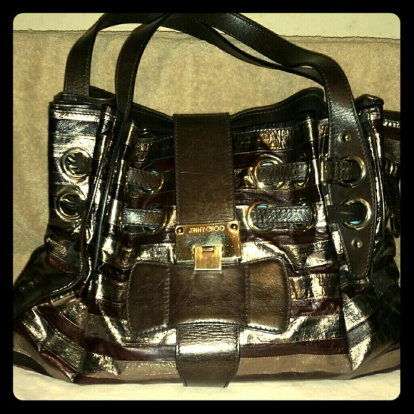 Jimmy Choo Exotic Eel Skin Bag