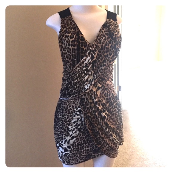 Leopard Print Mini Dress