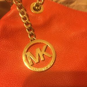 Michael kor burnt orange bag