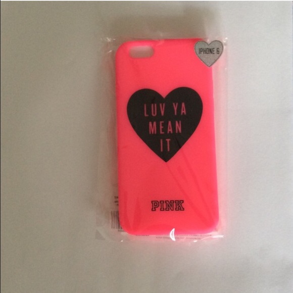 New iphone 6 Vs pink silicone case