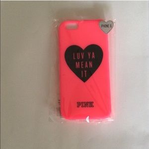 New iphone 6 Vs pink silicone case