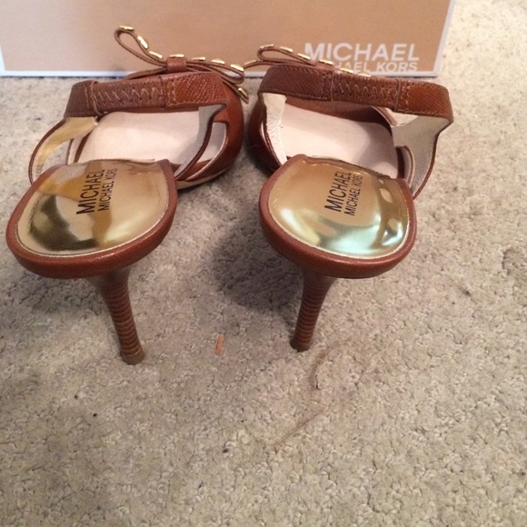 MK Peep Toe Sling Backs - Picture 4 of 4