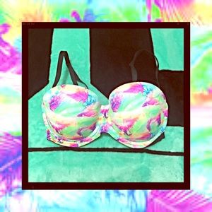 NWOT Pink 34DD Multi way Push up bra