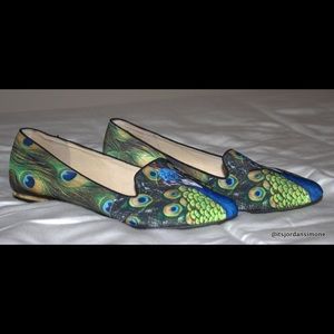 Aldo Abegaila Peacock Slipper Shoes