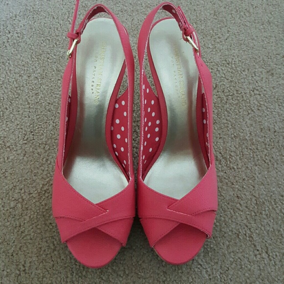 Pink Sandals Cork bottoms