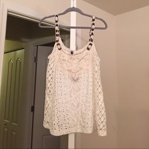 Free People lace tank top