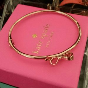 Kate spade rose gold love notes bangle