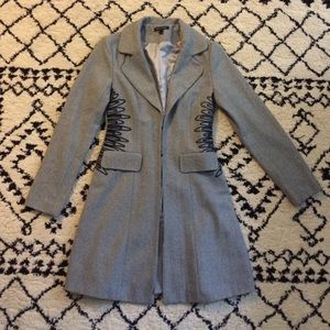 Lightweight Grey Party Coat