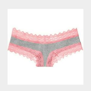 PINK Victoria's Secret geo lace trim cheekster