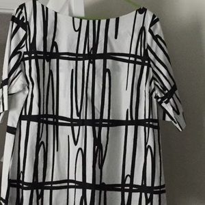 Cute black and white blouse