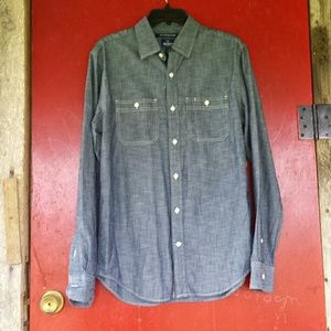 Men's chambray shirt.