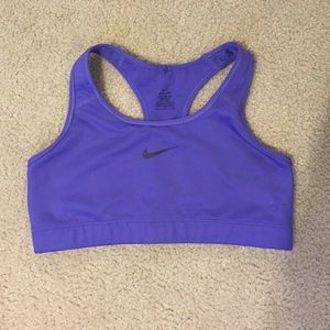Nike purple sports bra