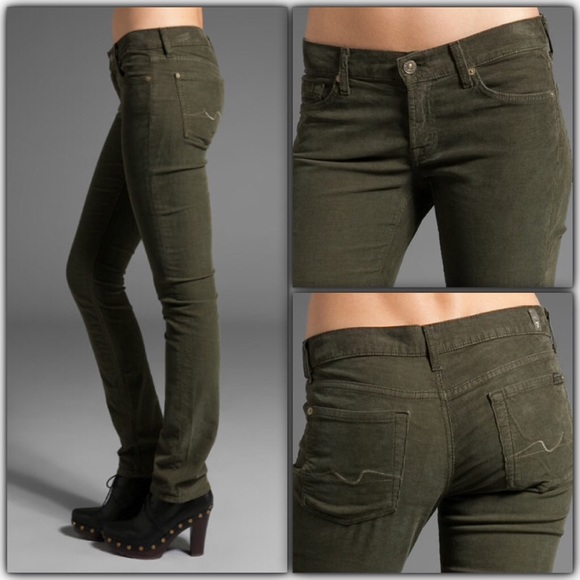 7 for all Mankind Pants - 7FAMK olive cords size 29