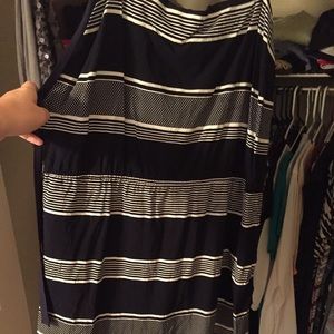 Gap Blue & white striped dress