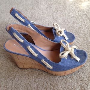 Final price! Super Cute Franco Sarto Wedges, sz 10