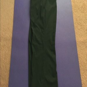 Black pinstriped pants