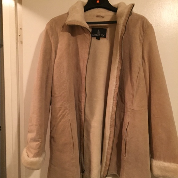 London fog leather suede jacket