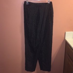 Beautiful black and white polka Dot dress pants