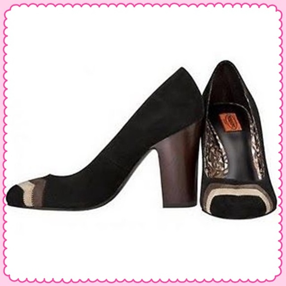 MISSONI FOR TARGET SUEDE CHEVRON HEELS