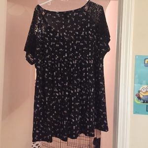 Torrid flower dress shirt