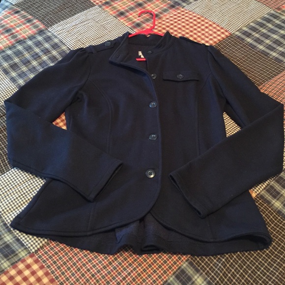 Converse Jackets & Blazers - Navy Blue fleece jacket from Converse
