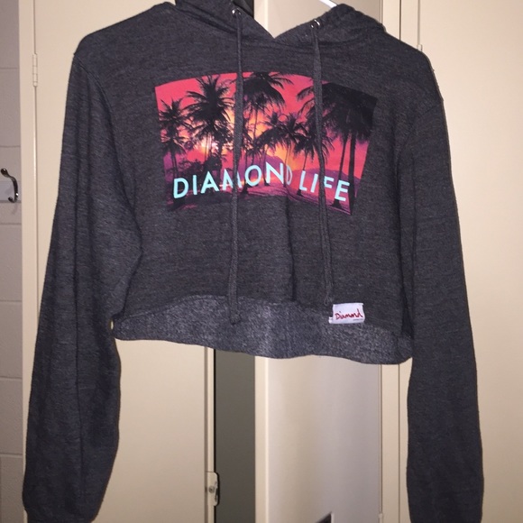 Crop hoodie - Picture 1 of 4
