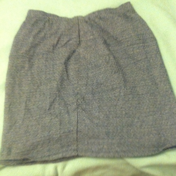 Gray Pencil skirt