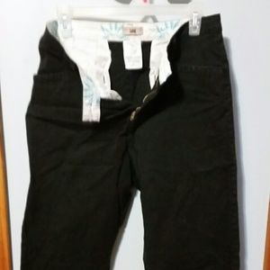 Lee black casual capris