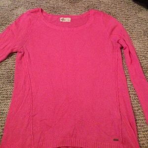 Long sleeve Hot Pink Hollister Sweater