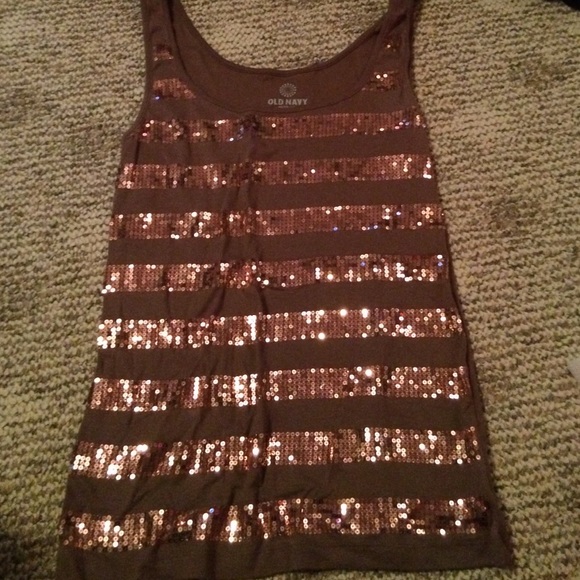 Sparkly tank top