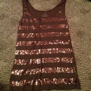 Sparkly tank top
