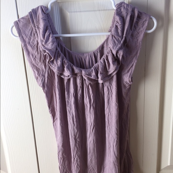 Ruffled tank top