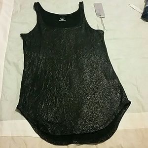 Jlo shimmer tank top