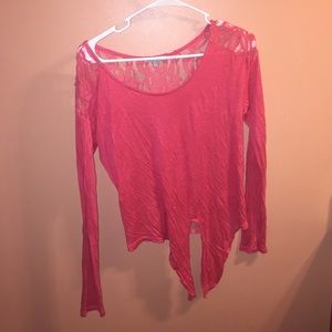Pretty color see through Charlotte Russe Top