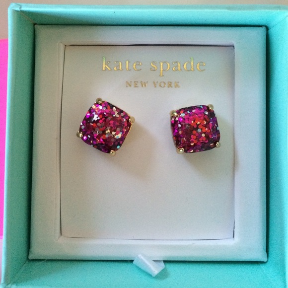 Kate Spade glitter earrings